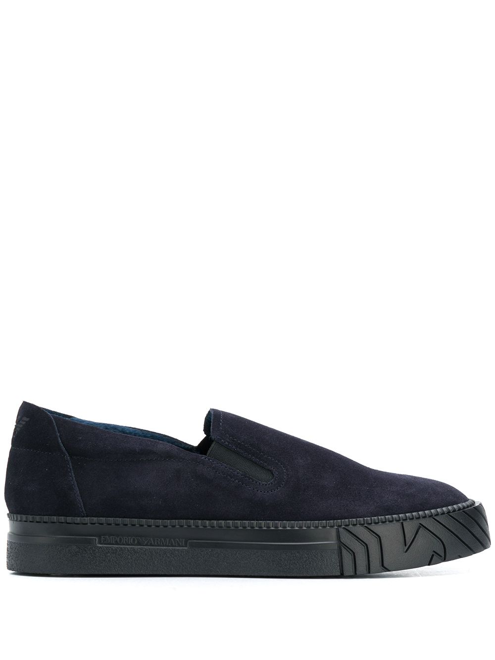 emporio armani slip on shoes