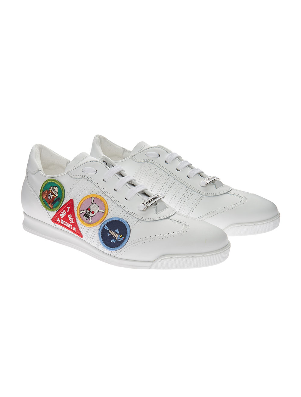dsquared patch sneakers