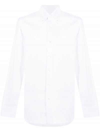 Button-down cotton shirt