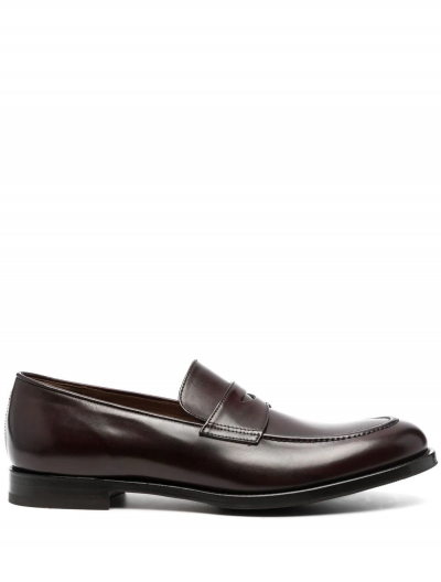 Leather penny loafers 