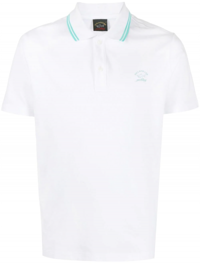 Organic cotton polo shirt with logo