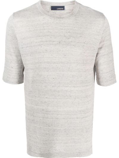 Linen/cotton knit t-shirt