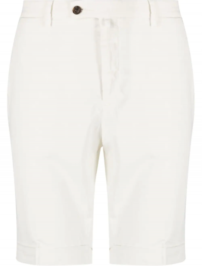 Lyocell/cotton stretch shorts