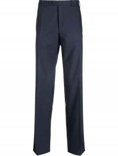 Μάλλινο παντελόνι σε στενή γραμμή 