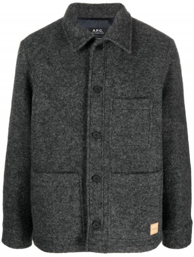 Blended wool jacket