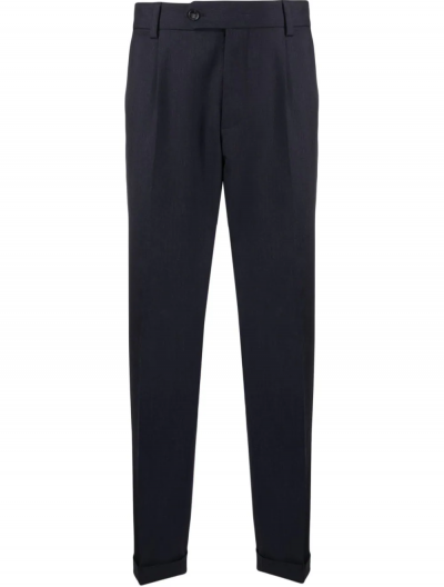 'H-Perin' wool pants with a pleat