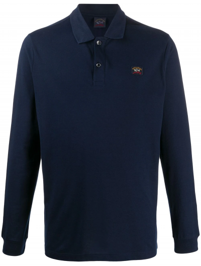 Polo shirt with embroidered logo