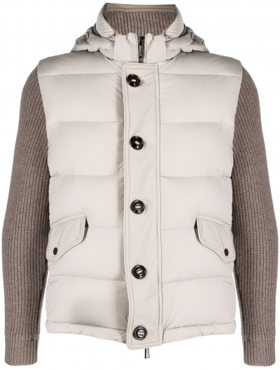 'Foscolo-KIM' padded jacket with detachable sleeves