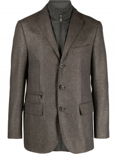 Wool/silk/cashmere jacket