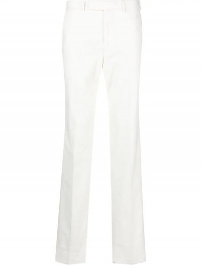 Cotton/cashmere trousers