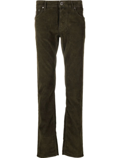'Bard' cotton/lyocell pants