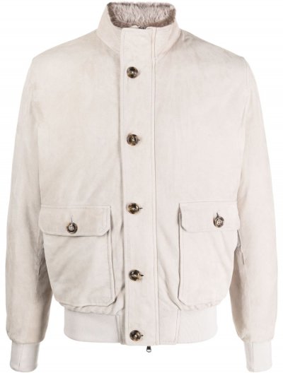 'Lava' suede jacket 