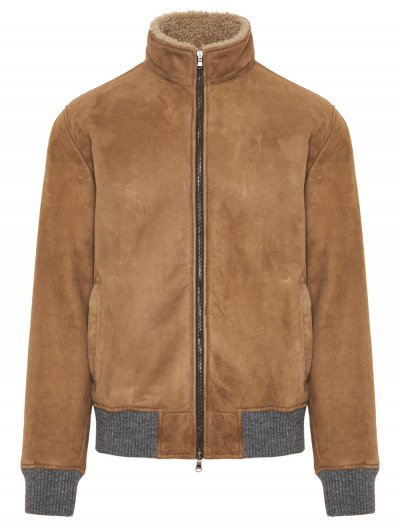 'Μον' leather jacket