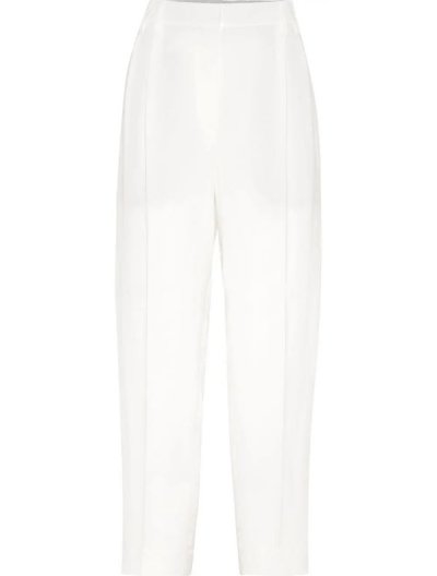 Ψηλόμεσο βισκόζη/λινό παντελόνι