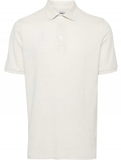 Cotton piquet polo shirt