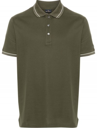 Organic cotton piqué polo shirt 