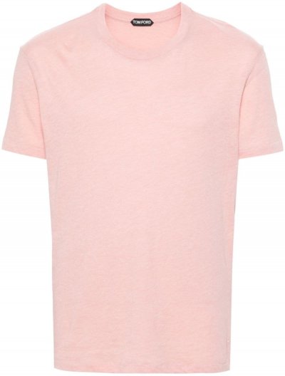 Melange cotton t-shirt