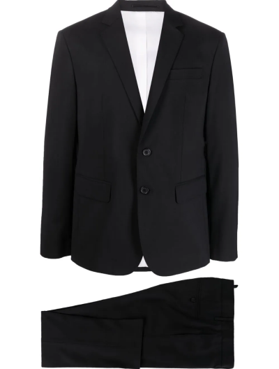 Stretch wool suit