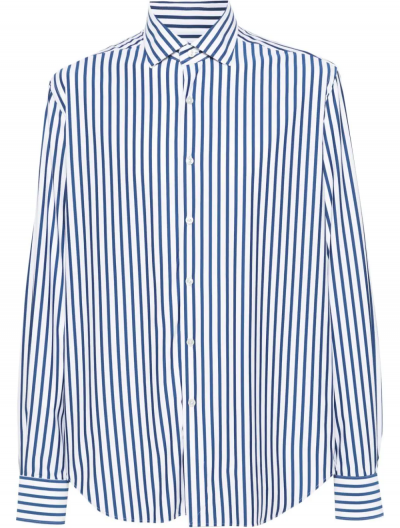 Stretch striped shirt