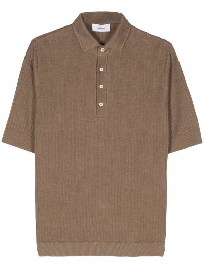 Linen/cotton polo shirt 