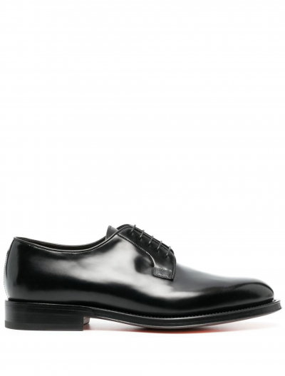 Leather derby shoes