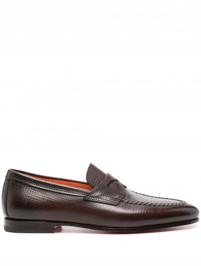 Leather loafers