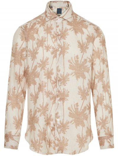 Linen floral shirt