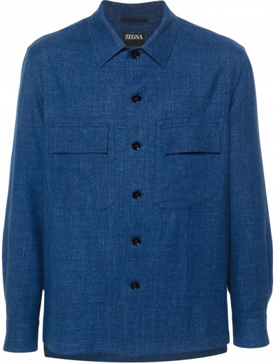 Cashmere/linen overshirt 