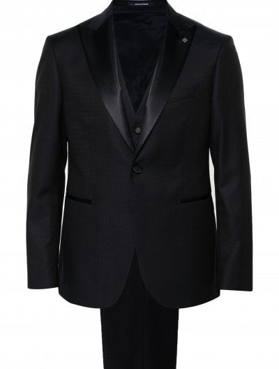 Wool/silk 3-piece suit