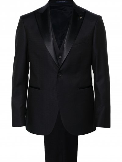 Wool/silk 3-piece suit