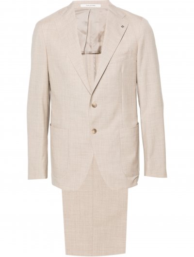 Wool/silk suit