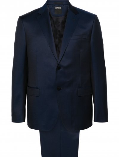 Blended wool suit