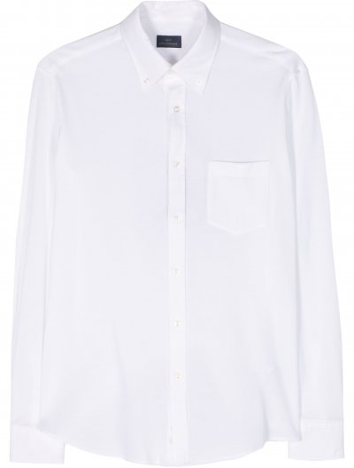 Cotton shirt with chest pocket