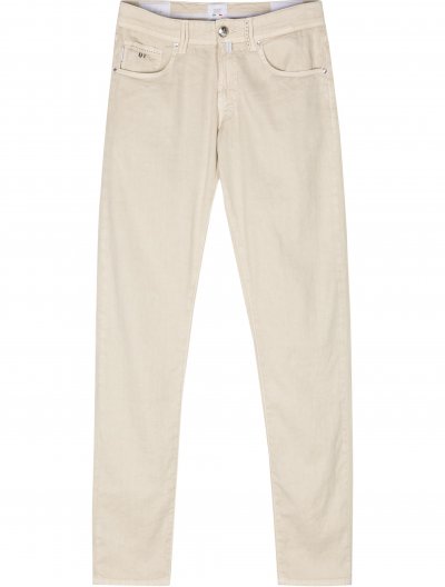 'Michelangelo' linen/cotton trousers