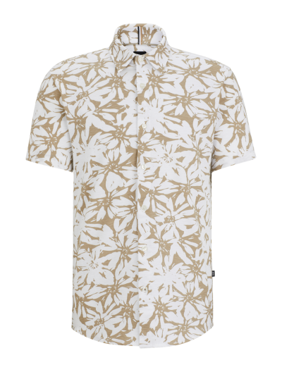 'S-Roan' floral short-sleeve shirt