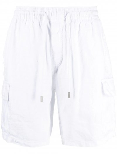 'Baie' linen cargo shorts