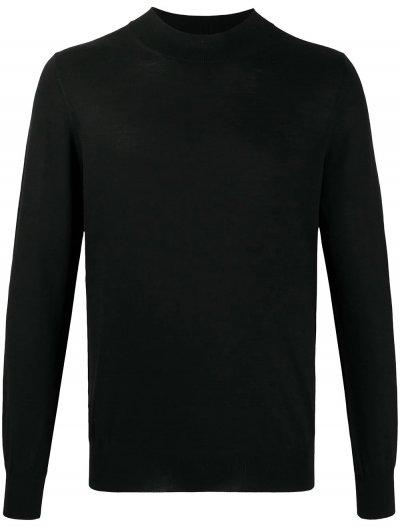 Wool crew-neck knitwear