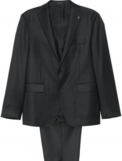 Super 110's wool striped suit