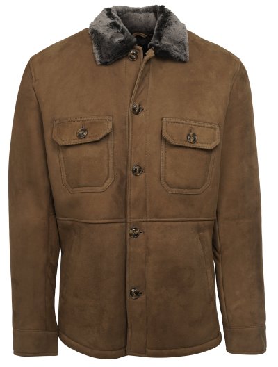 'Camicia' leather jacket