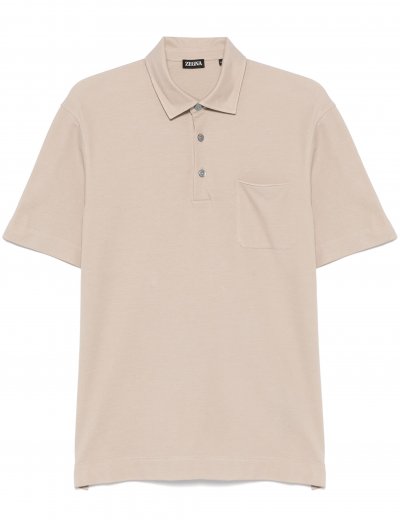 Βαμβακερή polo μπλούζα