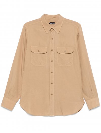 Light twill military shirt