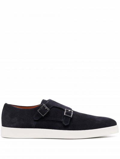 Suede monk shoes
