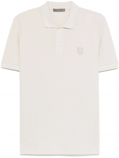 Βαμβακερή piquet polo μπλούζα