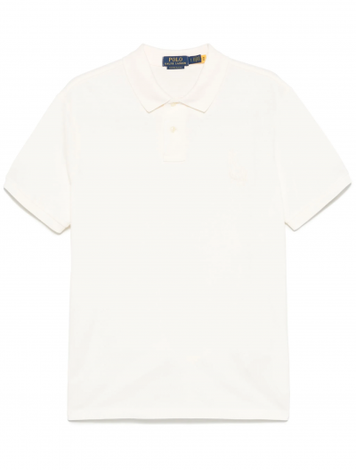 'Big pony' custom slim fit cotton polo shirt