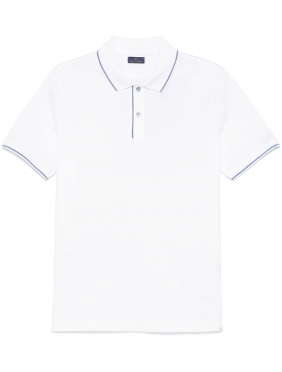Piqué cotton polo shirt
