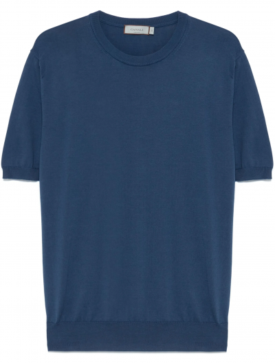 Knitted cotton t-shirt