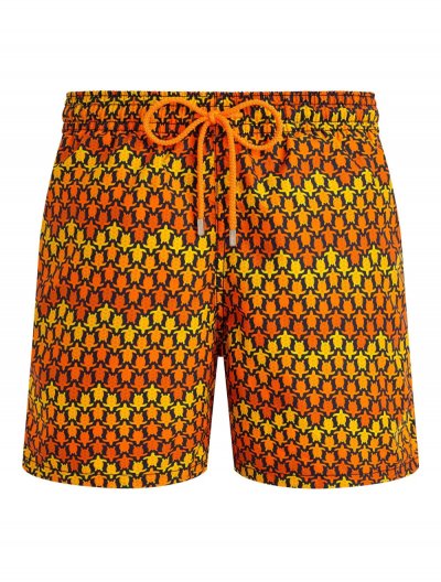 'Herringbones Turtles' moorea swim shorts