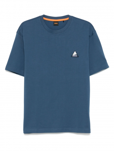 'Te-Fishpatch' cotton t-shirt