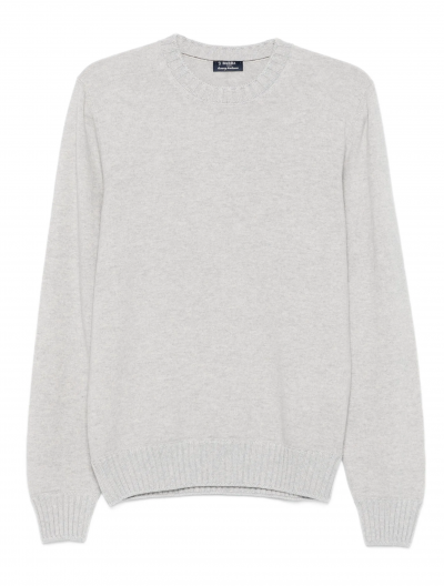Crew-neck cashmere knitwear