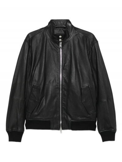 'H-Moiner' leather bomber jacket